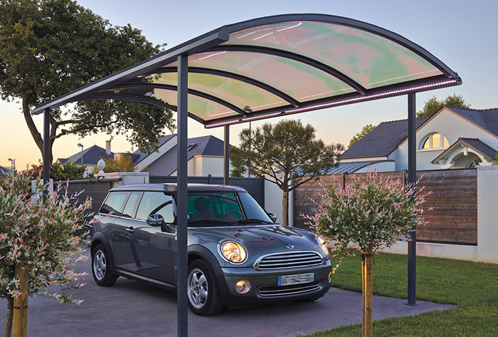 Vente et intallation de carports aluminium - La Fermeture Parisienne - Paris - Yvelines - Hauts-de-Seine