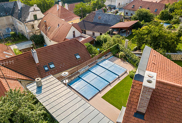 Abris de piscine plats - Horizon - La Fermeture Parisienne - Yvelines et Hauts-de-Seine - Orgeval