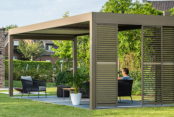 Pergolas bioclimatiques Renson - La Fermeture Parisienne - Rambouillet (Yvelines)