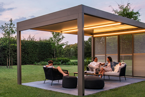 Pergolas bioclimatiques Renson Algarve Line - Le Store Parisien - Hauts de Seine