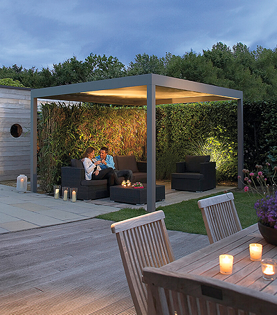 Pergola bioclimatique dans les hauts-de-Seine 92 - La Fermeture Parisienne.