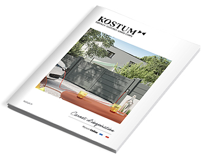 Catalogue des portails en aluminium Kostum - La Fermeture Parisienne Yvelines.