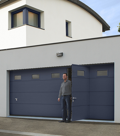 Portes de garage sectionnelles Yvelines - La Fermeture Parisienne, portes de garage basculante sur mesure dans le 78