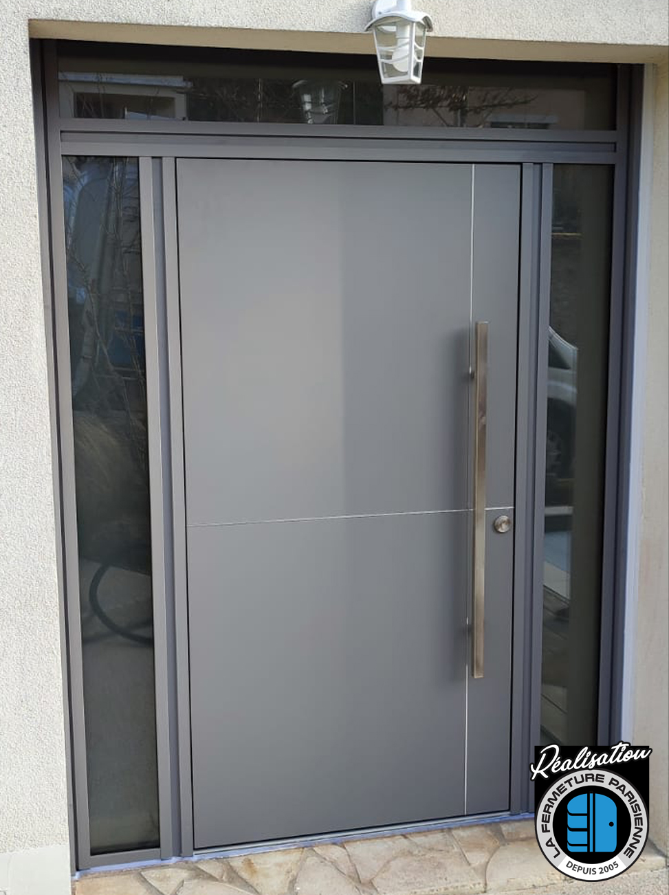 Porte aluminium Kline - Yvelines - La Fermeture Parisienne - Expert Rénovateur Kline 78