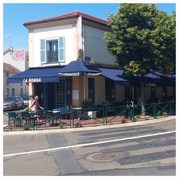 Rentoilage de stores restaurants Yvelines - La Fermeture Parisienne