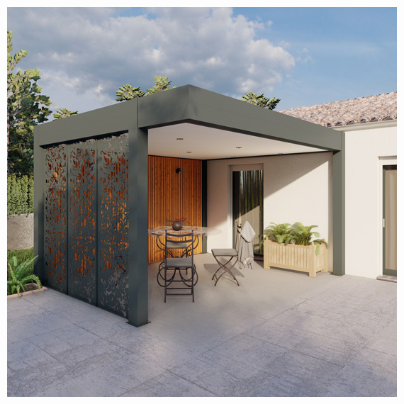 Pose de Pergolas bioclimatiques dans l'Oise - La Fermeture Parisienne