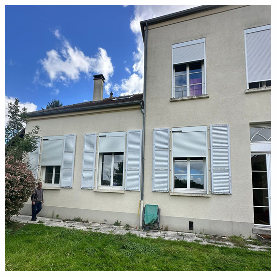 Volets roulants solaires Novasol'R dans les Yvelines - La Fermeture Parisienne